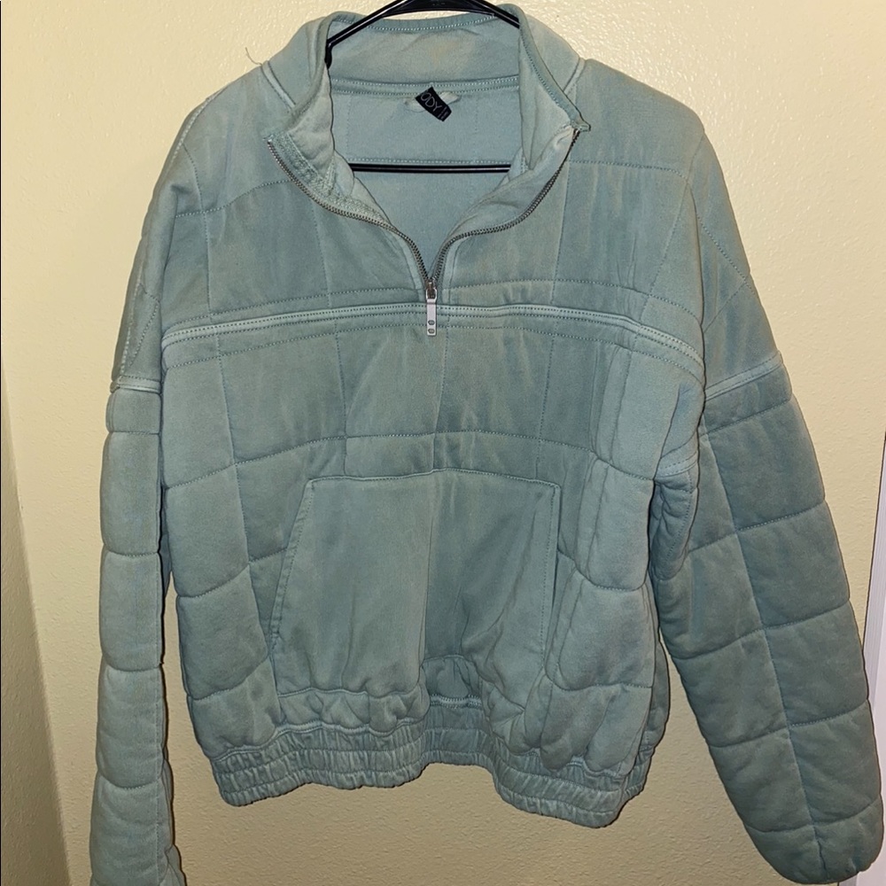 Quilted pull over
